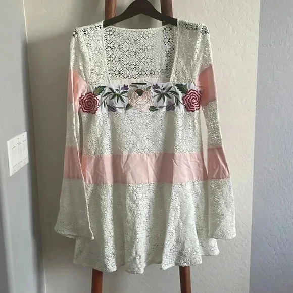 Majorelle Grove Lace Embroidered Dress - Picture 4 of 8